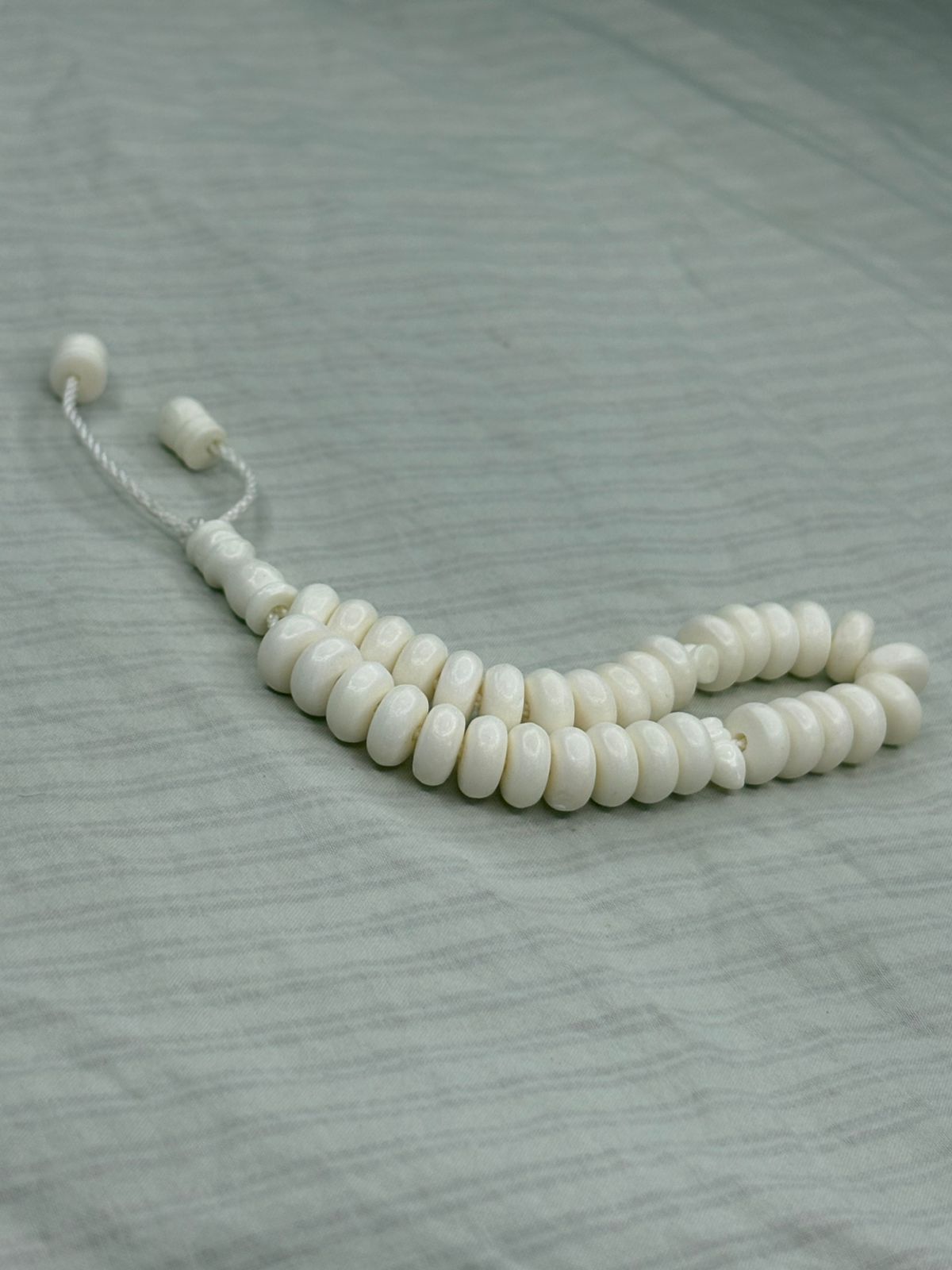 Handcrafted Camel Bone Tasbeeh - 33 Natural Organic Beads (8mm) - Traditional Islamic Prayer Beads