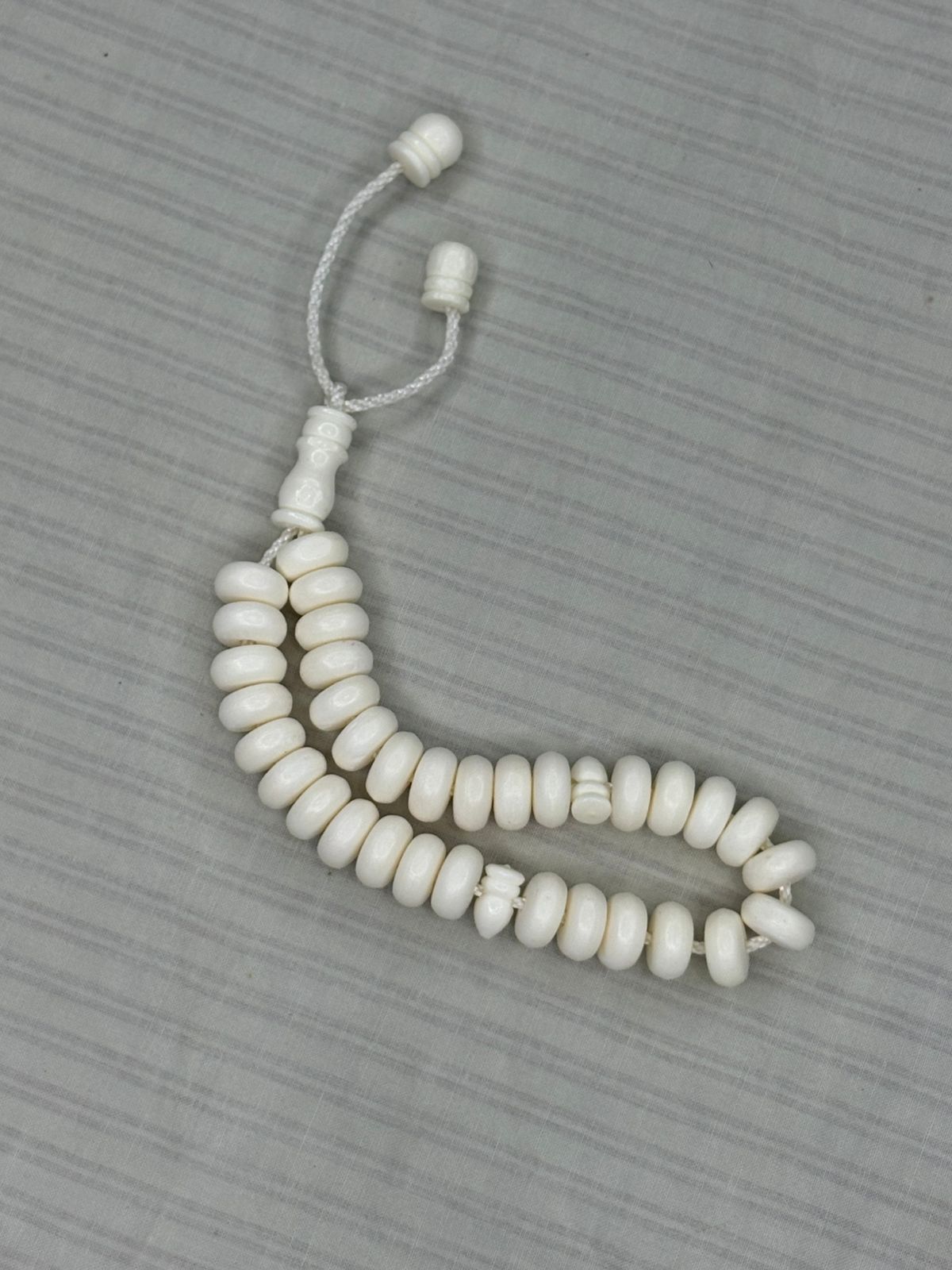 Handcrafted Camel Bone Tasbeeh - 33 Natural Organic Beads (8mm) - Traditional Islamic Prayer Beads
