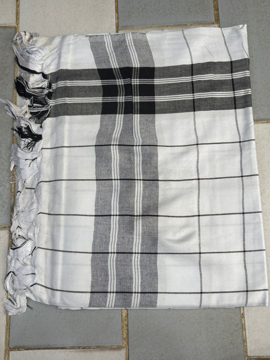 Premium Shamzai Checkered Rumal – Traditional Soft Cotton Scarf
