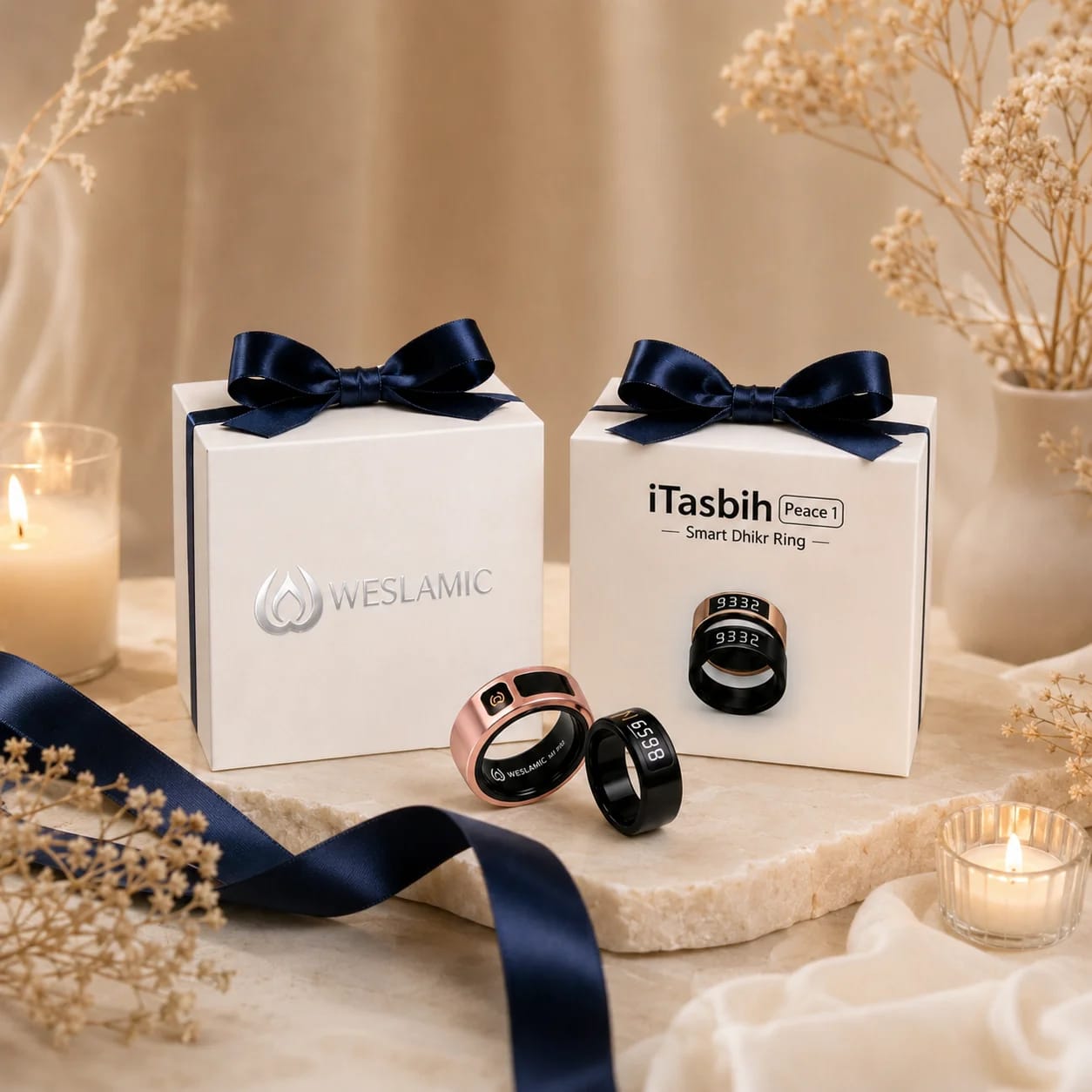 Weslamic iTasbih - Peace 1 (Smart Zikr Ring 3.0)