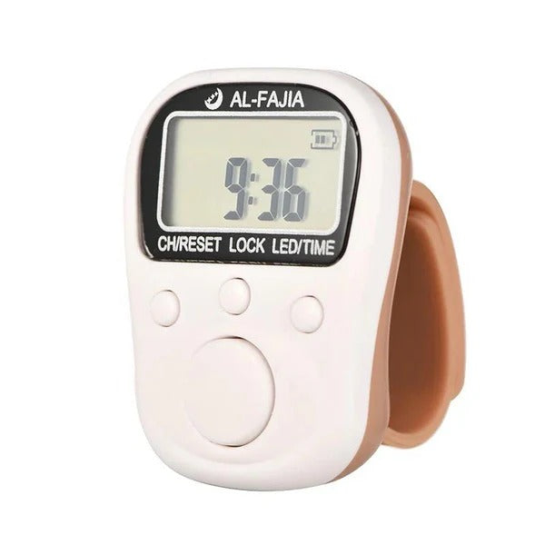 Finger Counter With LED Electronic Tally Counter 7 Channels 6 Digit Finger Counter Multifunction Tasbih